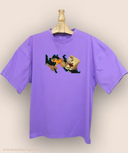 تیشرت لش مردانه و زنانه اصیل ایرانی طرح نقشه ایران در زمان کوروش بزرگ