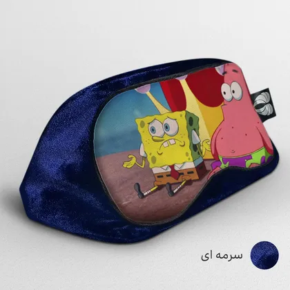 چشم بند بچگانه کاوا ماسک مدل باب اسفنجی کد7