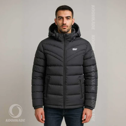 کاپشن دو رو مردانه BLACK DEER T12