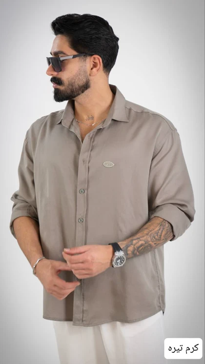 پیراهن مردانه وارداتی تنسل_کد4679