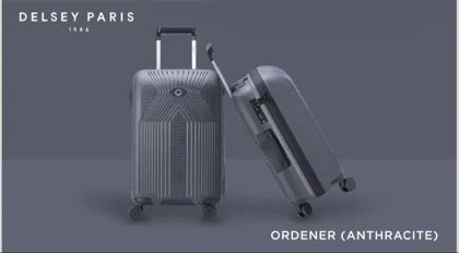 چمدان سایز متوسط اورجینال دلسی مدل اوردنر DELSEY PARIS - ORDENER MEDIUM