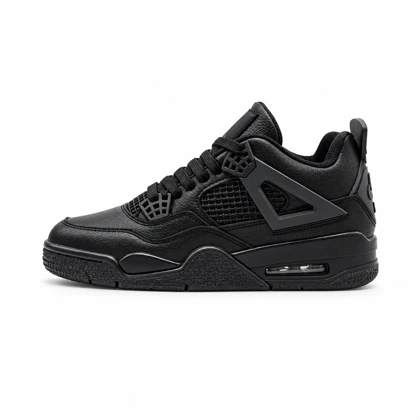 کفش و کتانی مردانه ساق‌دار مدل جردن NIKE AIR JORDAN 4 رنگ مشکی کد 2222