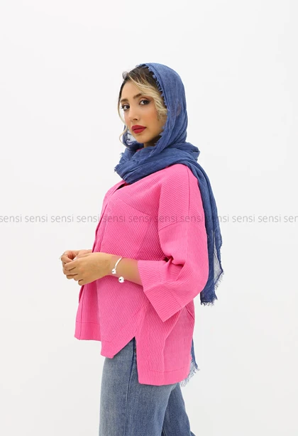 شومیز اطلس یقه vکد1004056