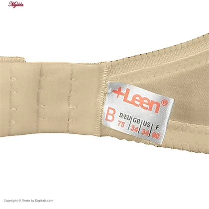 سوتین زنانه سه تکه نخی لاکرا مدل بدون فنر کرم لین کد 4680-419