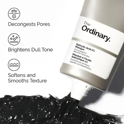 ماسک سالیسیلیک اسید 2٪ اوردینری The Ordinary مدل Salicylic Acid 2% Masque (پاکسازی عمیق و ضد جوش)