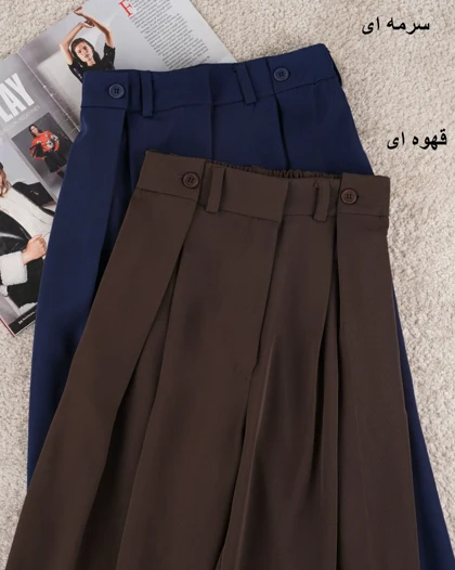 شلوار بگ کرپ پانیدا کد 5876