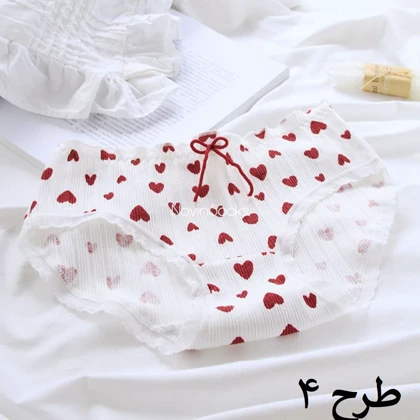 شورت کبریتی طرح توت فرنگی قرمز