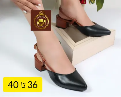 کفش صندل پشت‌باز پاشنه‌دار زنانه آیدا