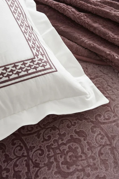 ست جهیزیه دو نفره Karaca Home مدل Marcia پنبه و پلی‌استر - بنفش