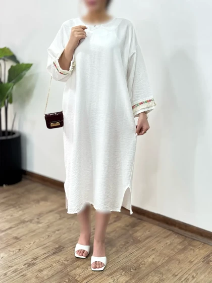 مانتو کفتان بلند نیکا(ایراددار)