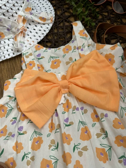 ست کلاه حصیری و سارافون