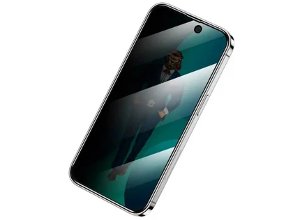 گلس حریم شخصی آیفون 14 گرین Green iPhone 14 3D Elegant Privacy Glass