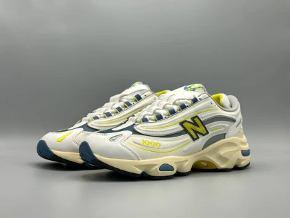 کتانی نیوبالانس 1000 سفید آبی فسفری/New Balance