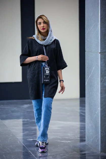 مانتو ژاکارد دو جیب نگار