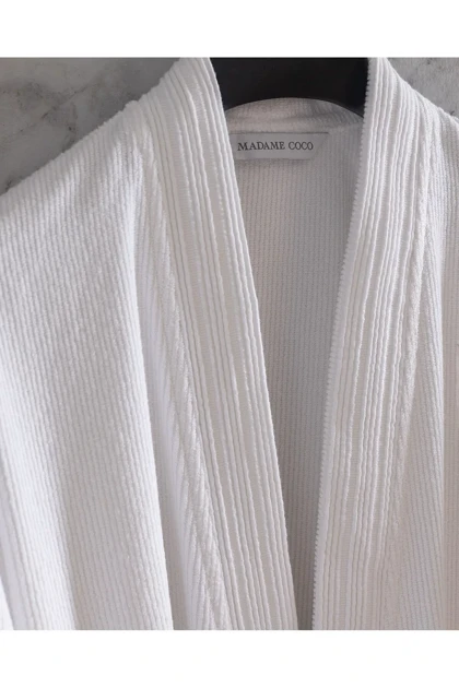 حوله تن‌پوش یونیسکس Madame Coco مدل Stripe Kimono پنبه‌ای