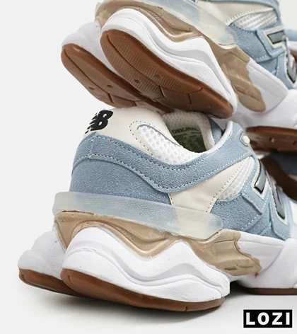 کفش کتانی مردانه آبی سفید NEW BALANCE 9060