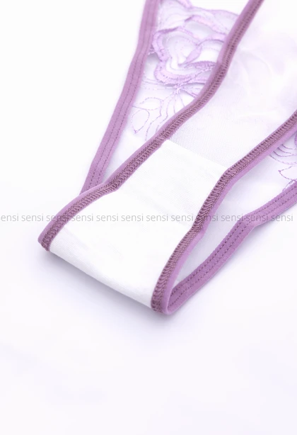 ست شورت سوتین زنانه تورگاز لمون2035کد30000038