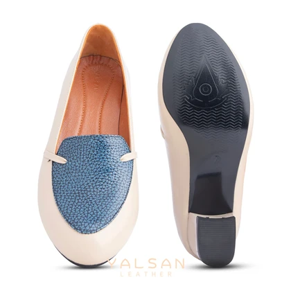 کفش پاشنه‌دار زنانه چرم یلسان مدل کلارا کد 601-SHT
