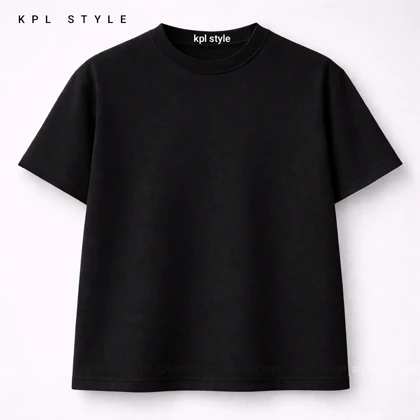 تیشرت باکسی نخ پنبه مدل LEON کد 1201