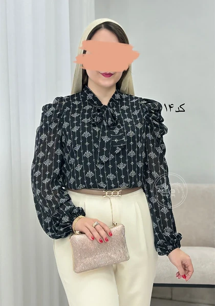 شومیز حریر شارلوت