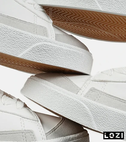 کفش کتانی ساق‌دار مردانه و زنانه سفید آبی Nike Blazer Low 77