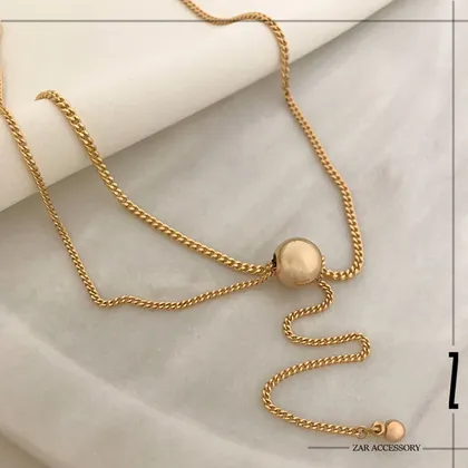 گردن‌بند زنانه لاریات کارتیه گوی‌دار