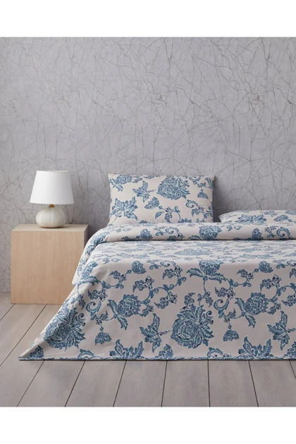 سرویس روتختی دو نفره English Home مدل Curioleaf پنبه