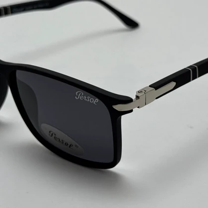 عینک آفتابی پلاریزه پرسول PERSOL مستطیلی لولا فنری کد P 8011