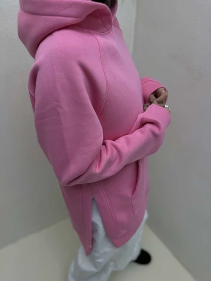 هودی ساده چاک‌دار