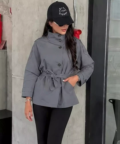 ترنچ کت بارانی کد CN014 برند ردا
