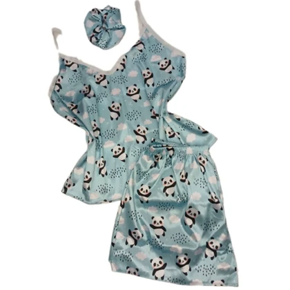 ست تاپ و شلوارک 3 تکه پاندا کد 2035