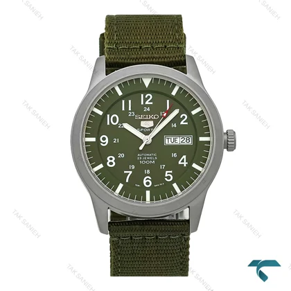 ساعت سیکو 5 اسپورت مردانه سیلور سبز Seiko-7509-G
