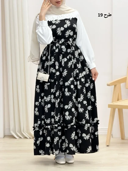 4293-پیراهن مزونی لاوین