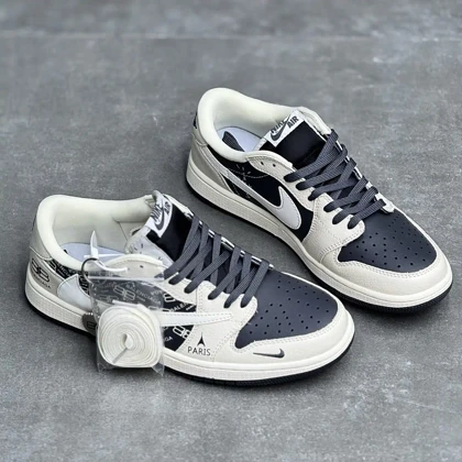کفش نایک ایر جردن وان لو تراویس اسکات بالنسیاگا Nike Air Jordan 1 Low Travis Scott Balenciaga