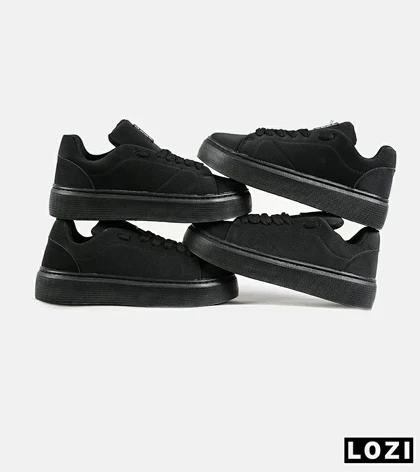 کفش کژوال مردانه چرمی مشکی ZARA مدل 7371