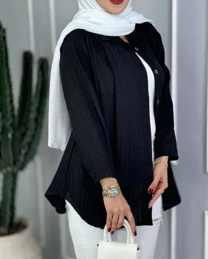 شومیز مانتویی دبل پیله کد 250