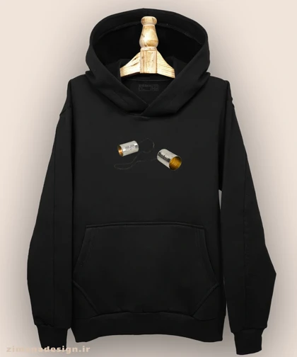 هودی مردانه و زنانه نوستالژی طرح تلفن قوطی