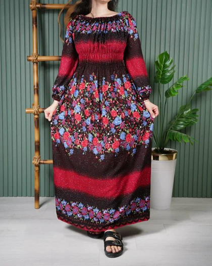 پیراهن ساحلی گلبهار R7532