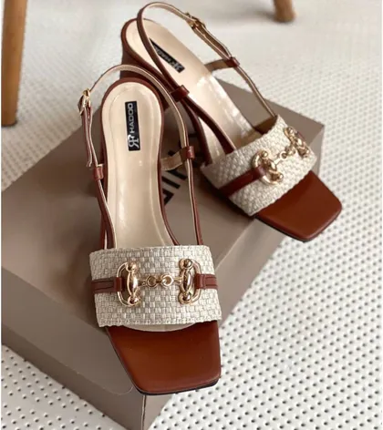 صندل کنفی زنانه کد 2048