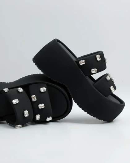 6138-25 - صندل لژدار سنگدوزی 6138-25