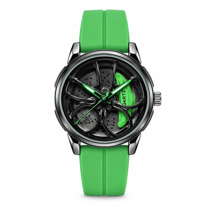 ساعت مچی ریک رینگی مردانه بند رابر Rick-12000-G
