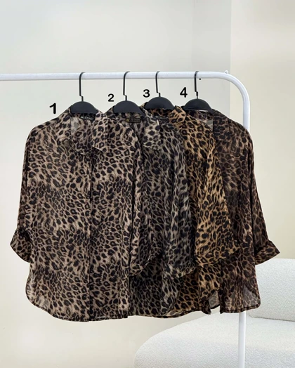 شومیز پلنگی رینا