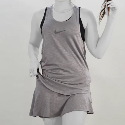 ست تاپ و دامن ورزشی زنانه نایک مدل Mub-1211 طوسی