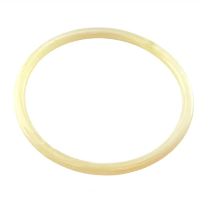 دستبند زنانه بنگل رزینی شیری مدل میلورا