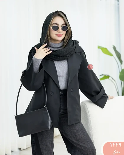 بارانی دودکمه ژیکان 1449