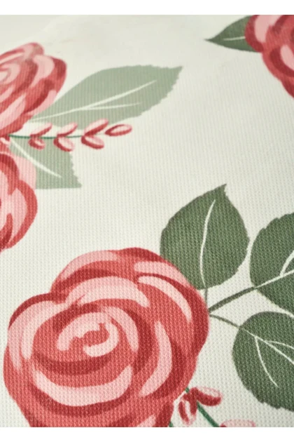 روکش کوسن Bella Maison مدل Rose - کرم