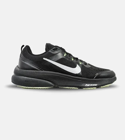 کفش کتانی بزرگ پا مشکی سبز NIKE zoom