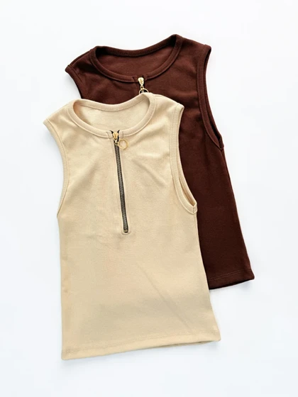 تاپ کبریتی نیم زیپ