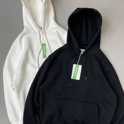 هودی مچینست مشکی ساده بیسیک