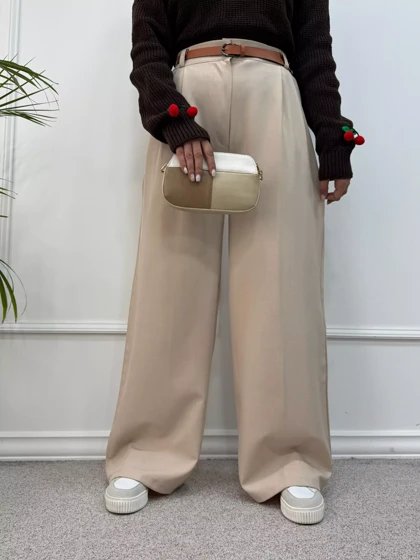 شلوار نیم بگ آیسل